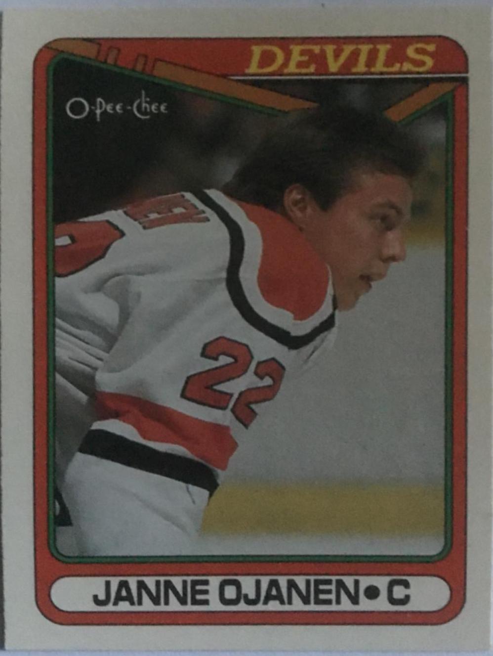 Janne Ojanen #30 Hockey Cards 1990 O-Pee-Chee