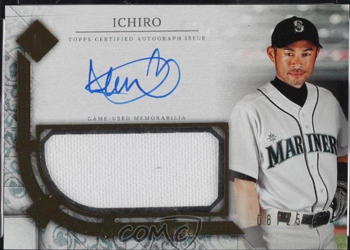 Ichiro #TCAR-I2 Baseball Cards 2024 Topps Transcendent Collection Autograph Relic