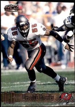 Derrick Brooks #407 1998 Pacific Football
