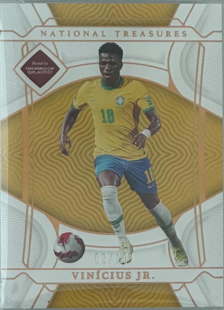 Vinicius Jr. #23 2022 Panini National Treasures FIFA Road To World Cup