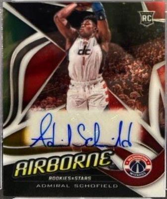 Admiral Schofield #AB-ASC Basketball Cards 2019 Panini Chronicles Airborne Signatures