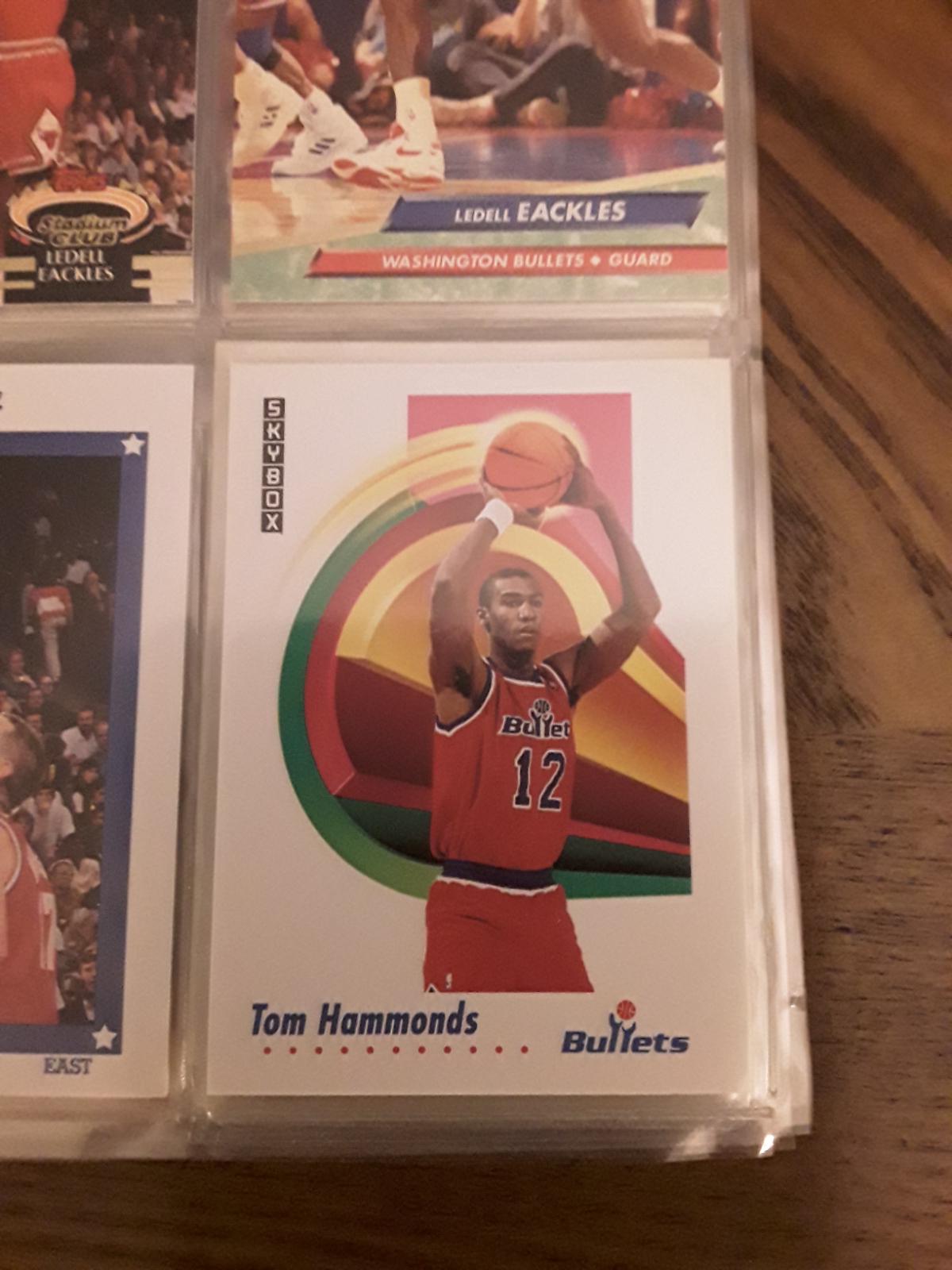 Tom Hammonds #292 Basketball Cards 1991 Skybox