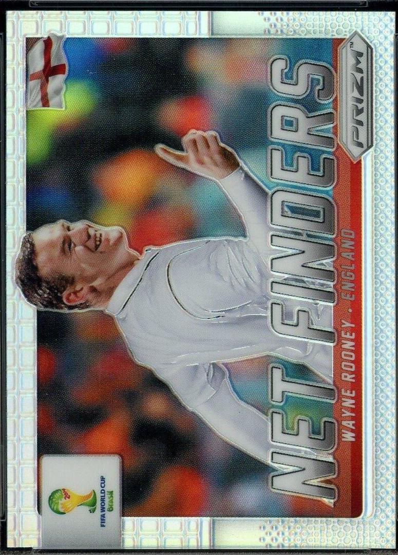 Wayne Rooney #9 Soccer Cards 2014 Panini Prizm World Cup Net Finders