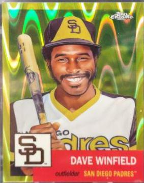 Dave Winfield [Yellow RayWave Refractor] #376