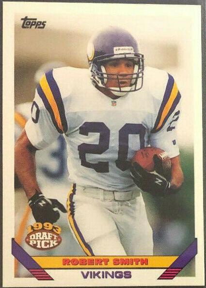 Robert Smith #538 Football Cards 1993 Topps