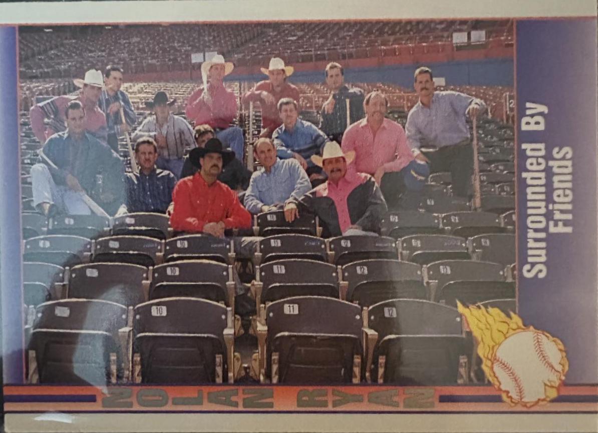 Surrounded By Friends #117 Baseball Cards 1992 Pacific Nolan Ryan