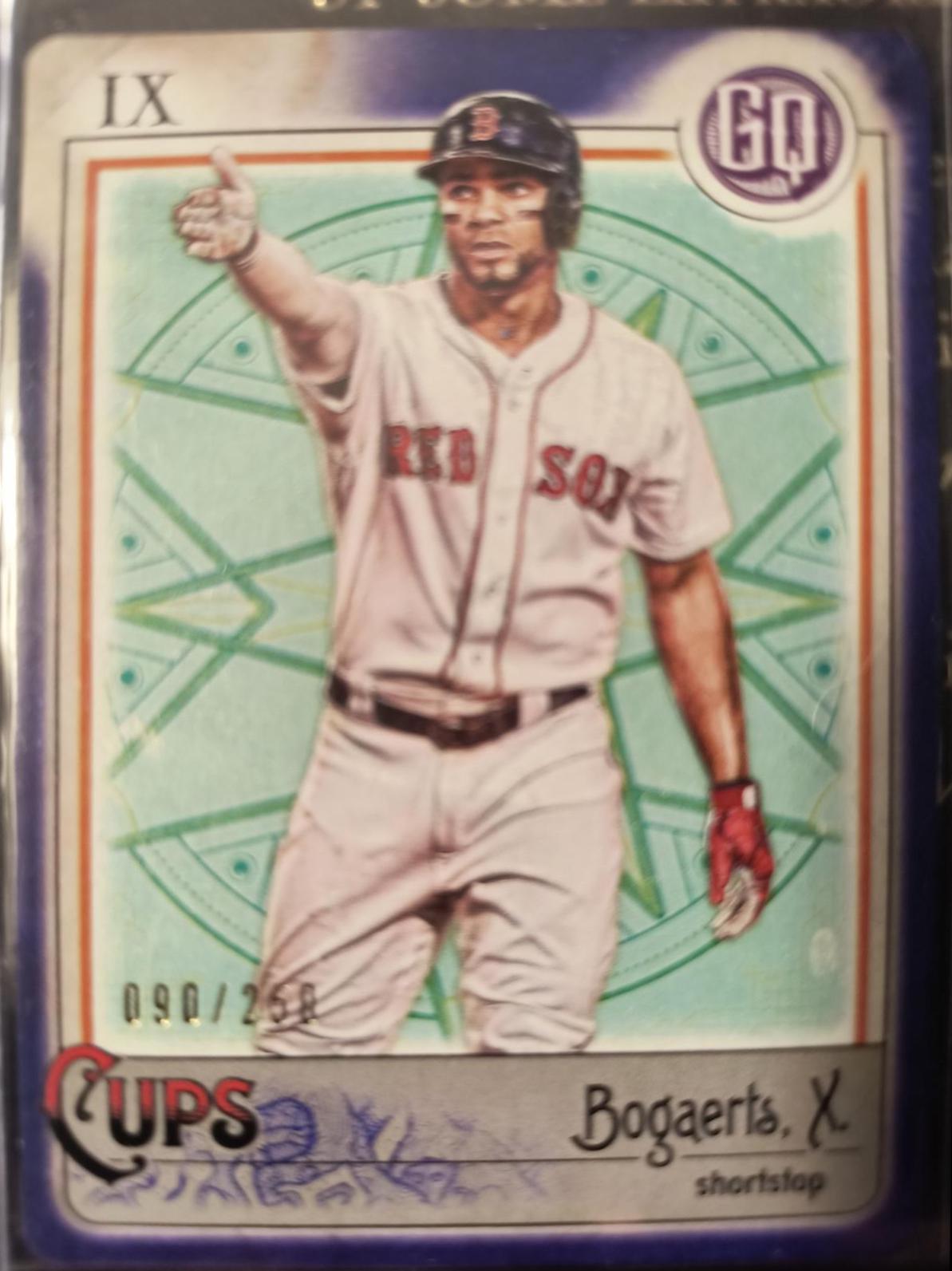 Xander Bogaerts Purple #TOD-19 Baseball Cards 2021 Topps Gypsy Queen Tarot of the Diamond