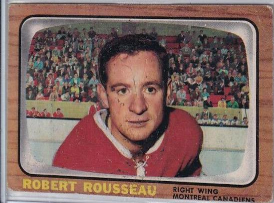 Bobby Rousseau #7 Hockey Cards 1966 Topps