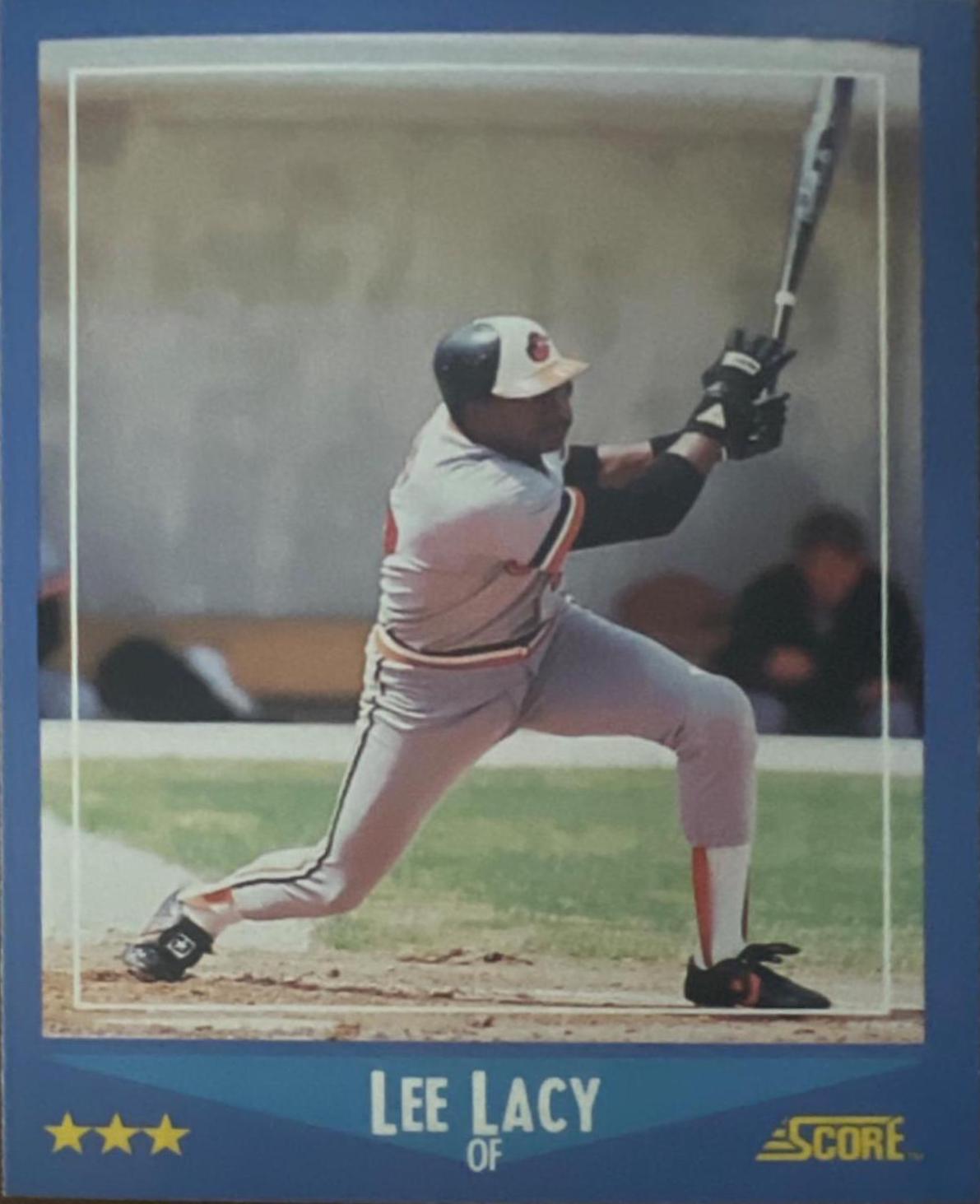 lee lacy #173 Baseball Cards 1988 Score
