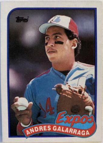 Andres Galarraga #590 Baseball Cards 1989 Topps