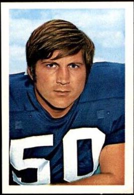 Bill Curry #17 Football Cards 1972 NFLPA Wonderful World Stamps