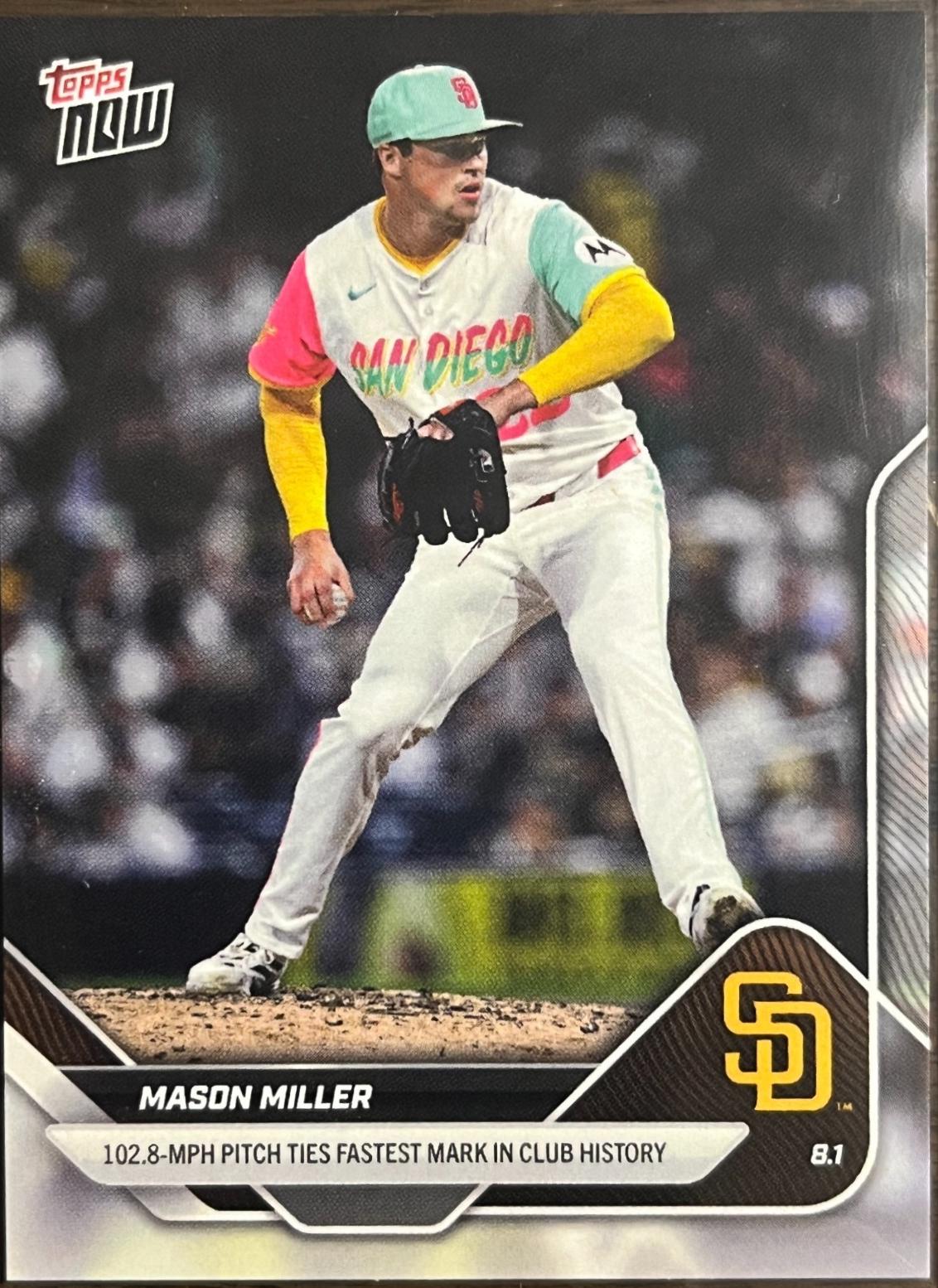 Mason Miller #498 2025 Topps Now Baseball