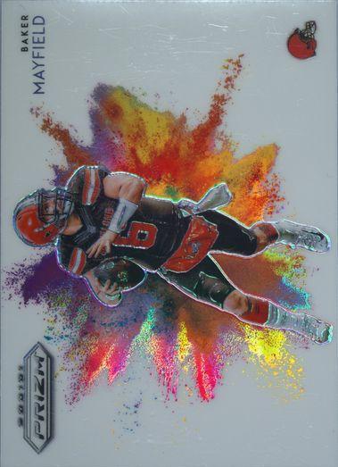Baker Mayfield #CB-BM Football Cards 2019 Panini Prizm Color Blast