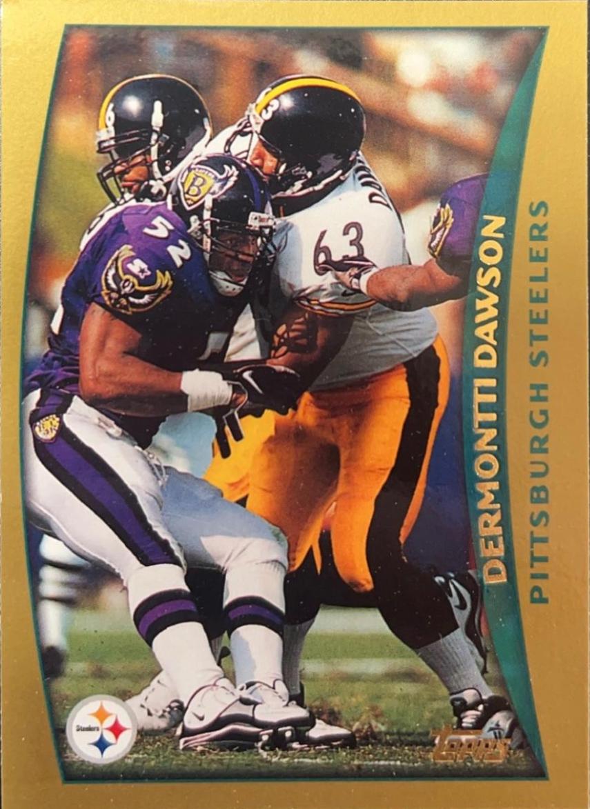 Dermontti Dawson #35 Football Cards 1998 Topps