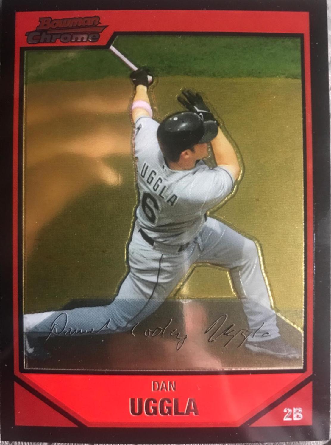 Dan Uggla #10 Baseball Cards 2007 Bowman Chrome