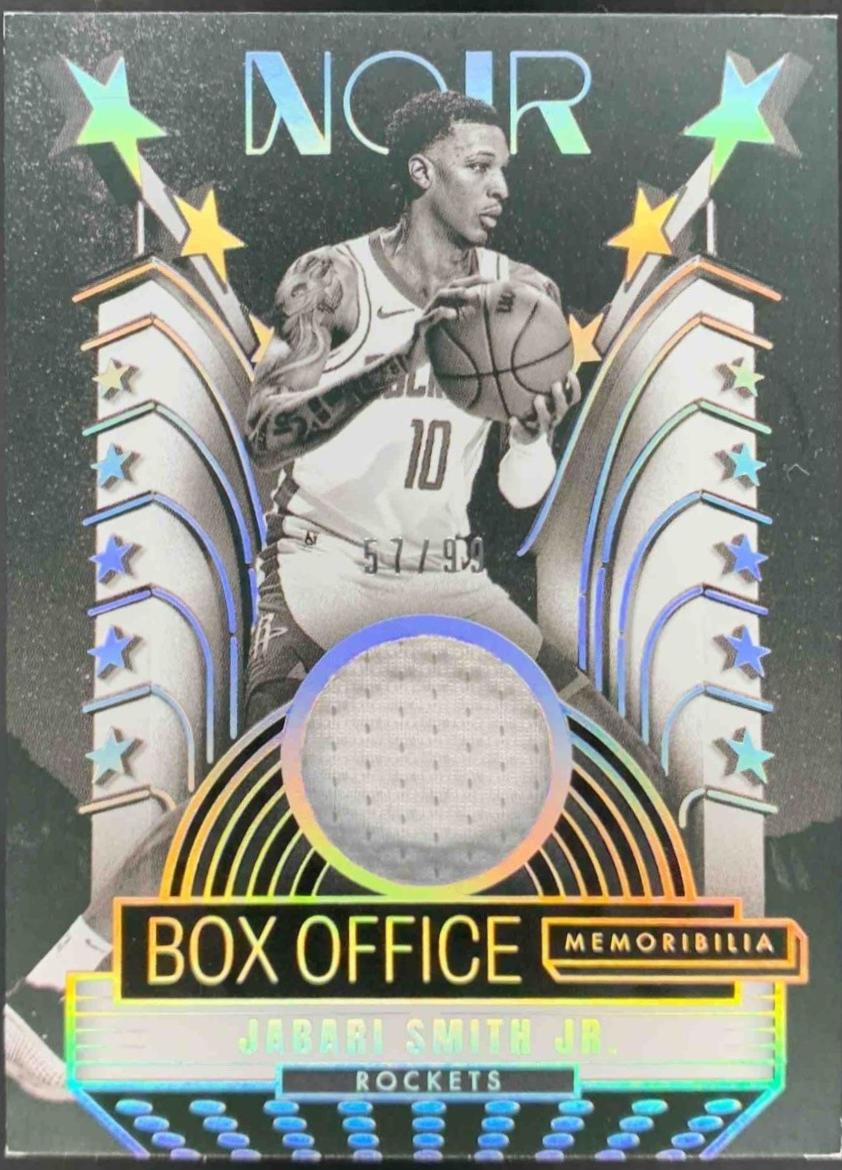 Jabari Smith Jr. #2 2024 Panini Noir Box Office Memorabilia Basketball