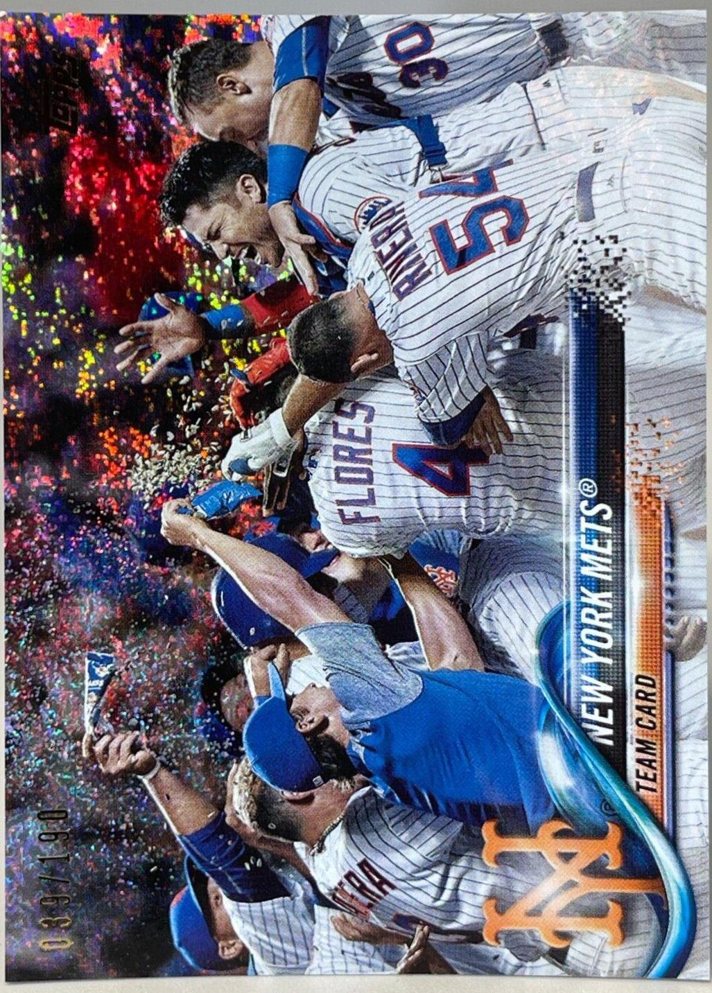 New York Mets #565 Baseball Cards 2018 Topps