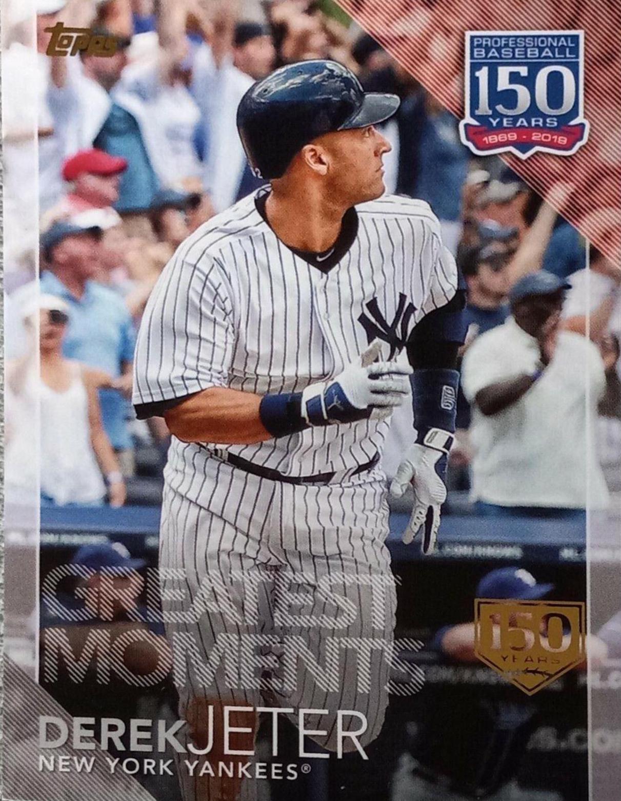 Derek Jeter #150-26 Baseball Cards 2019 Topps 150 Years of Professional Baseball