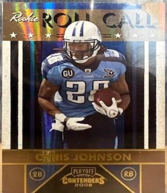 Chris Johnson #3 Football Cards 2008 Playoff Contenders Rookie Roll Call