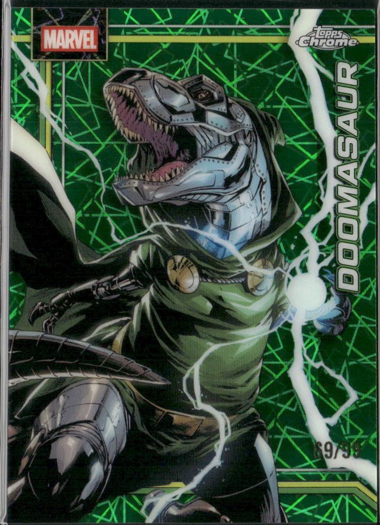 Doomasaur Hulk Green Lazer Refractor