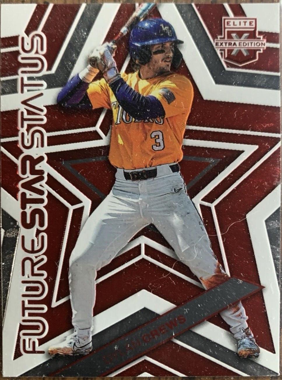 Dylan Crews [Purple] #FS-18 Baseball Cards 2023 Panini Elite Extra Edition Future Star Status