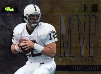 Kerry Collins #MVP5 Football Cards 1995 Pro Line MVP Redemption