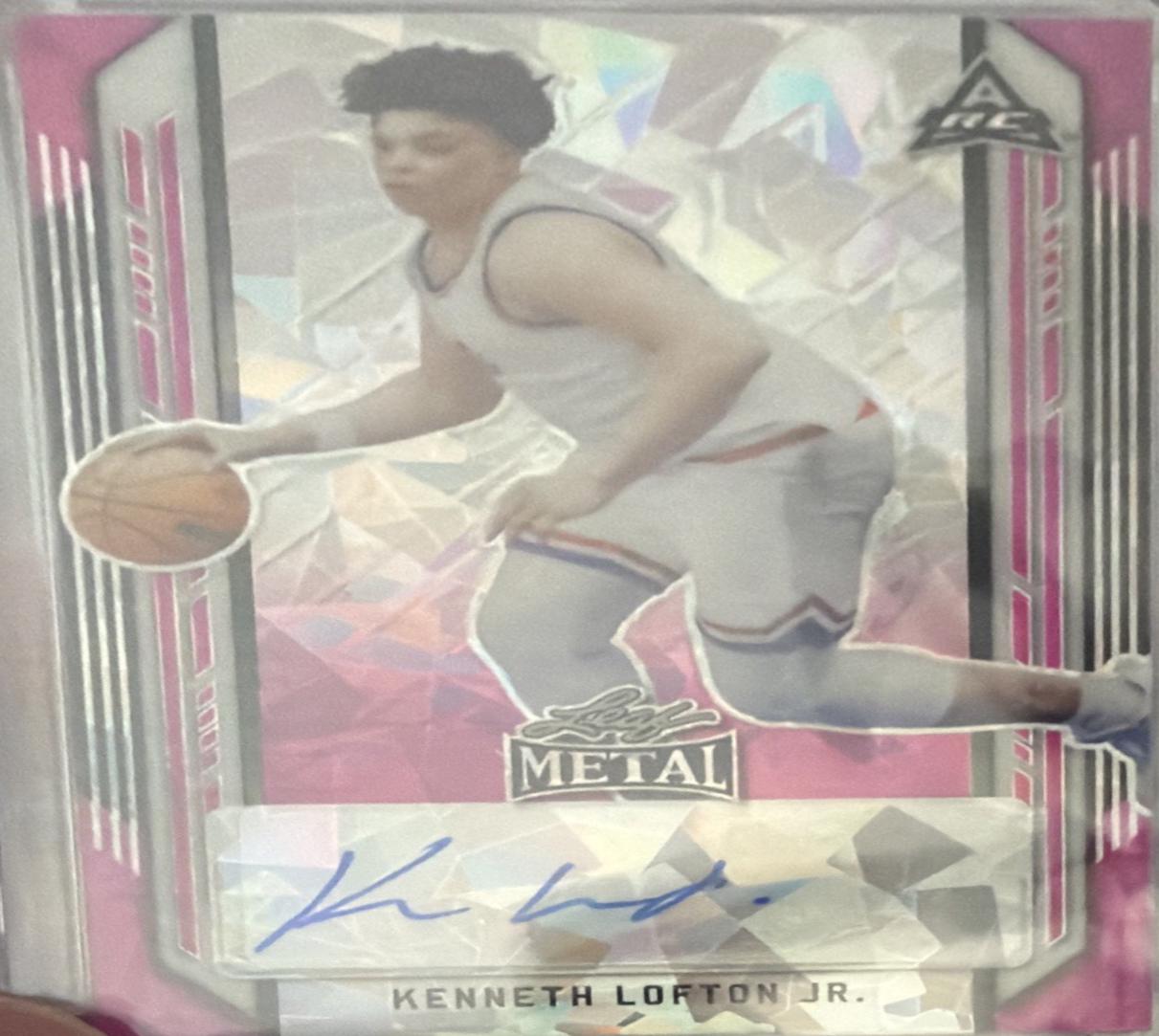 Kenneth Lofton Jr. #BA-KL1 2021 Leaf Metal Basketball