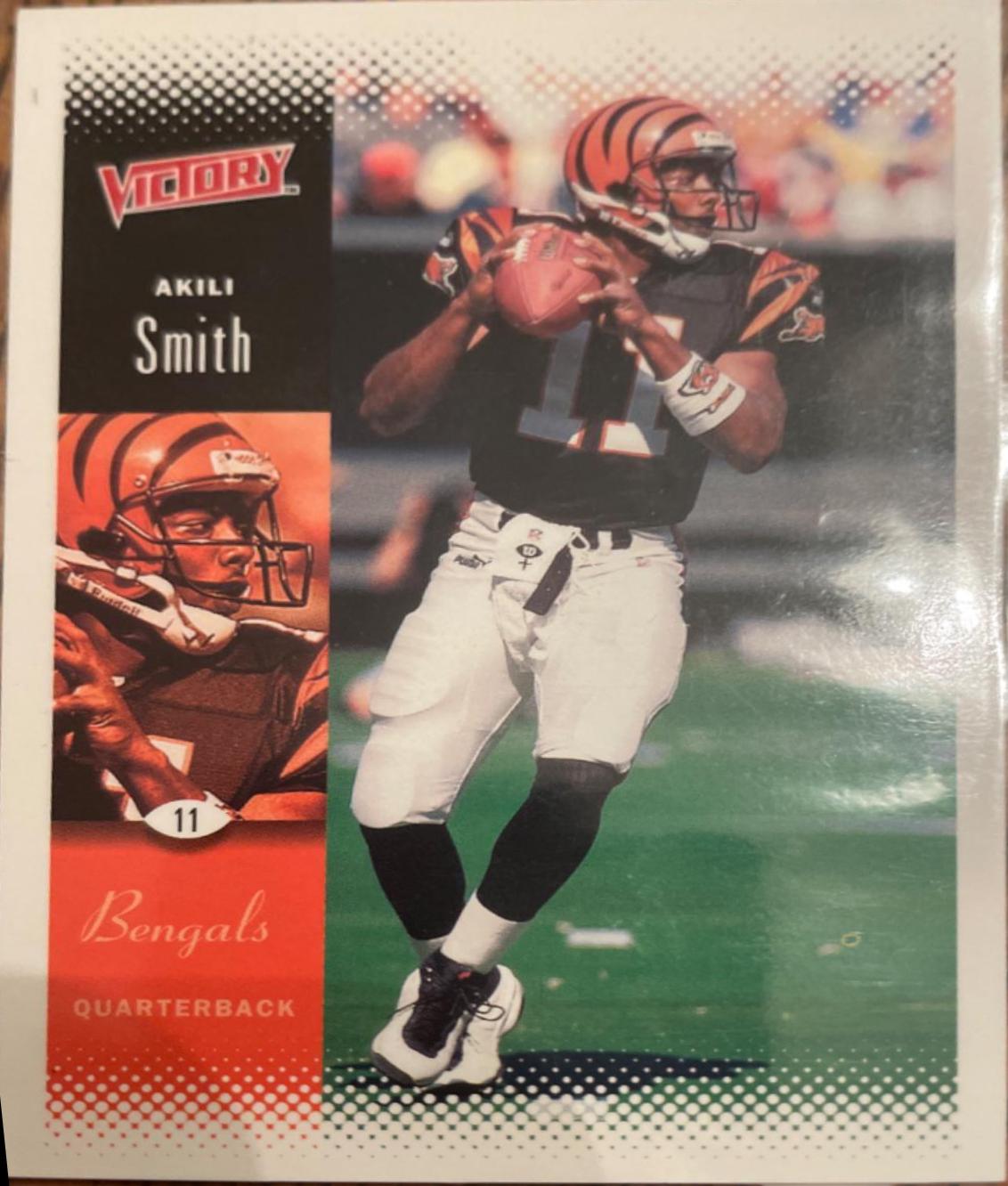 Akili Smith #40 Football Cards 2000 Upper Deck Victory