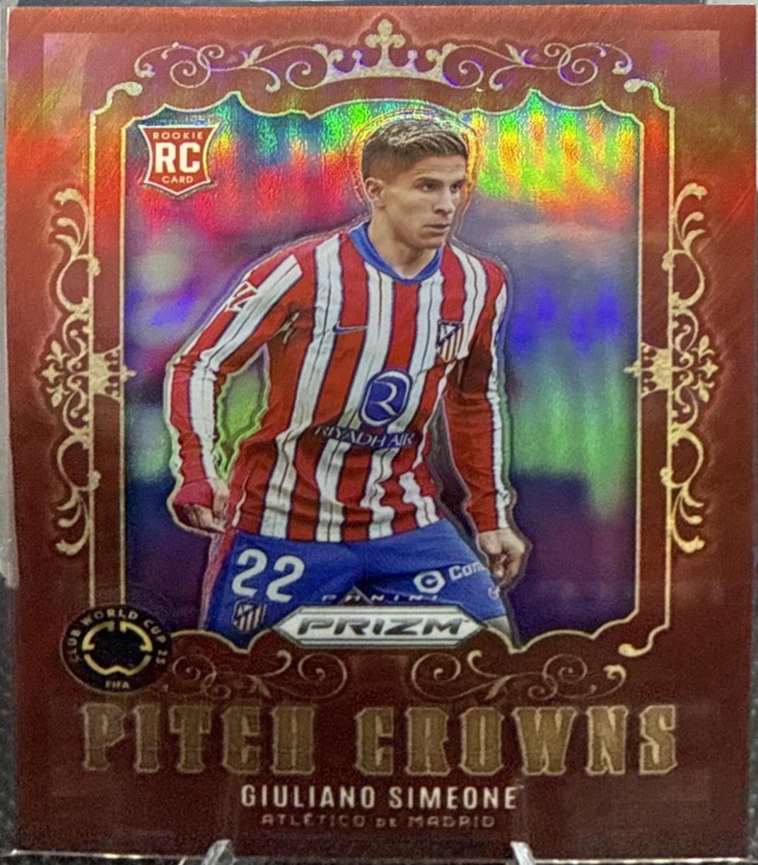 Giuliano Simeone #1 2025 Panini Prizm FIFA Club World Cup Pitch Crowns