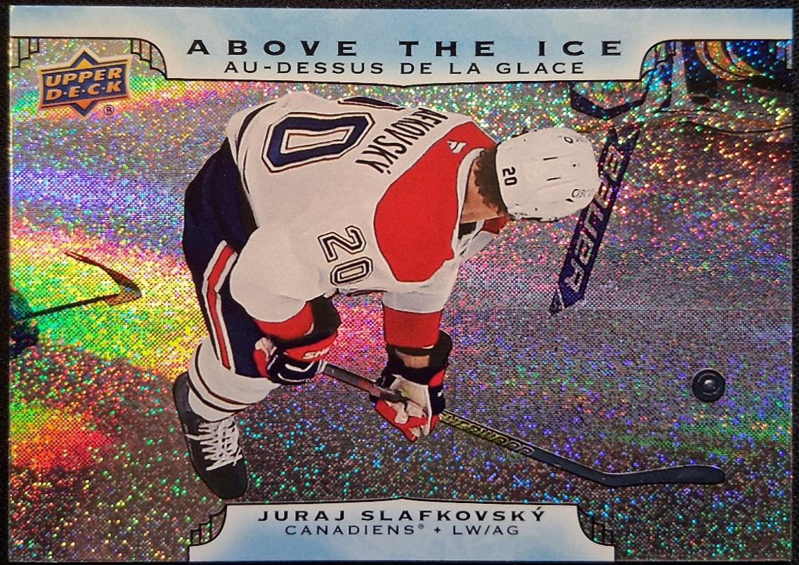 Juraj Slafkovsky #AI-12 Prices | 2025 Upper Deck Tim Hortons Above