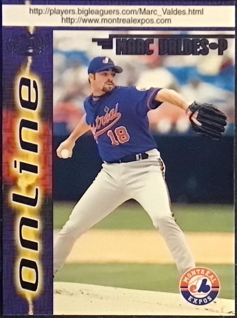 Marc Valdes #464 1998 Pacific Online Baseball