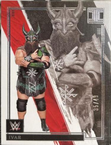 Ivar #3 Wrestling Cards 2022 Panini Impeccable WWE