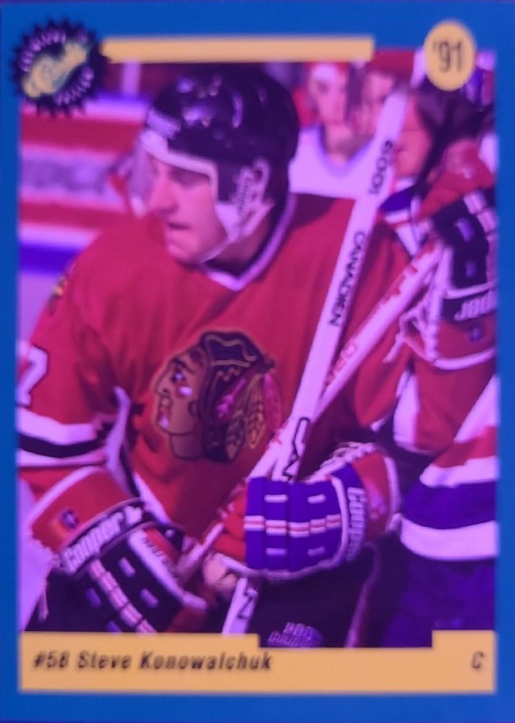 Steve Konowalchuk #46 Hockey Cards 1991 Classic Draft Picks Promo