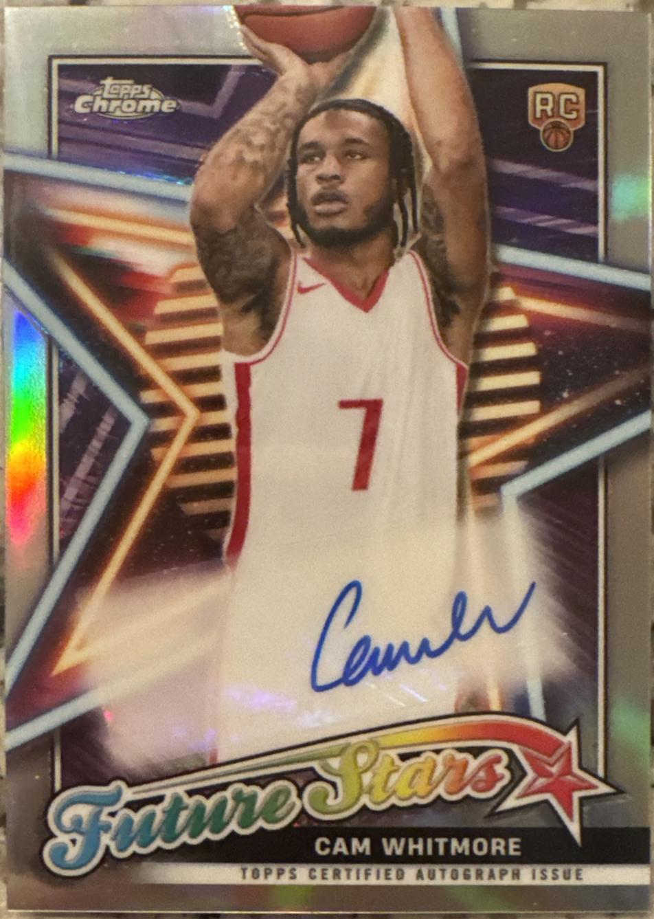 Cam Whitmore #FSA-CW Basketball Cards 2023 Topps Chrome Future Stars Autograph