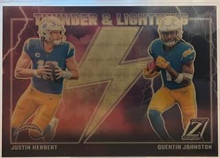 Justin Herbert, Quentin Johnston