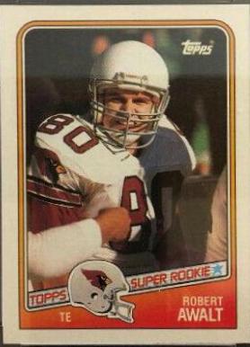 Robert Awalt #255 Football Cards 1988 Topps