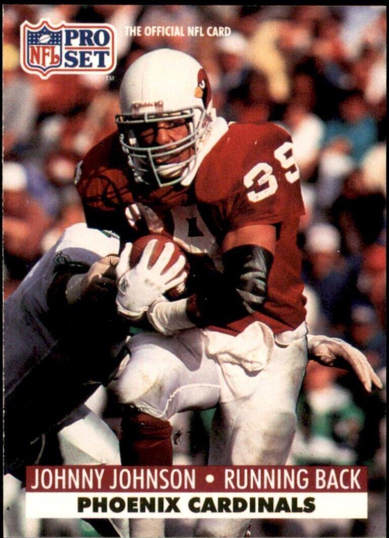 JOHNNY JOHNSON #624 Football Cards 1991 Pro Set