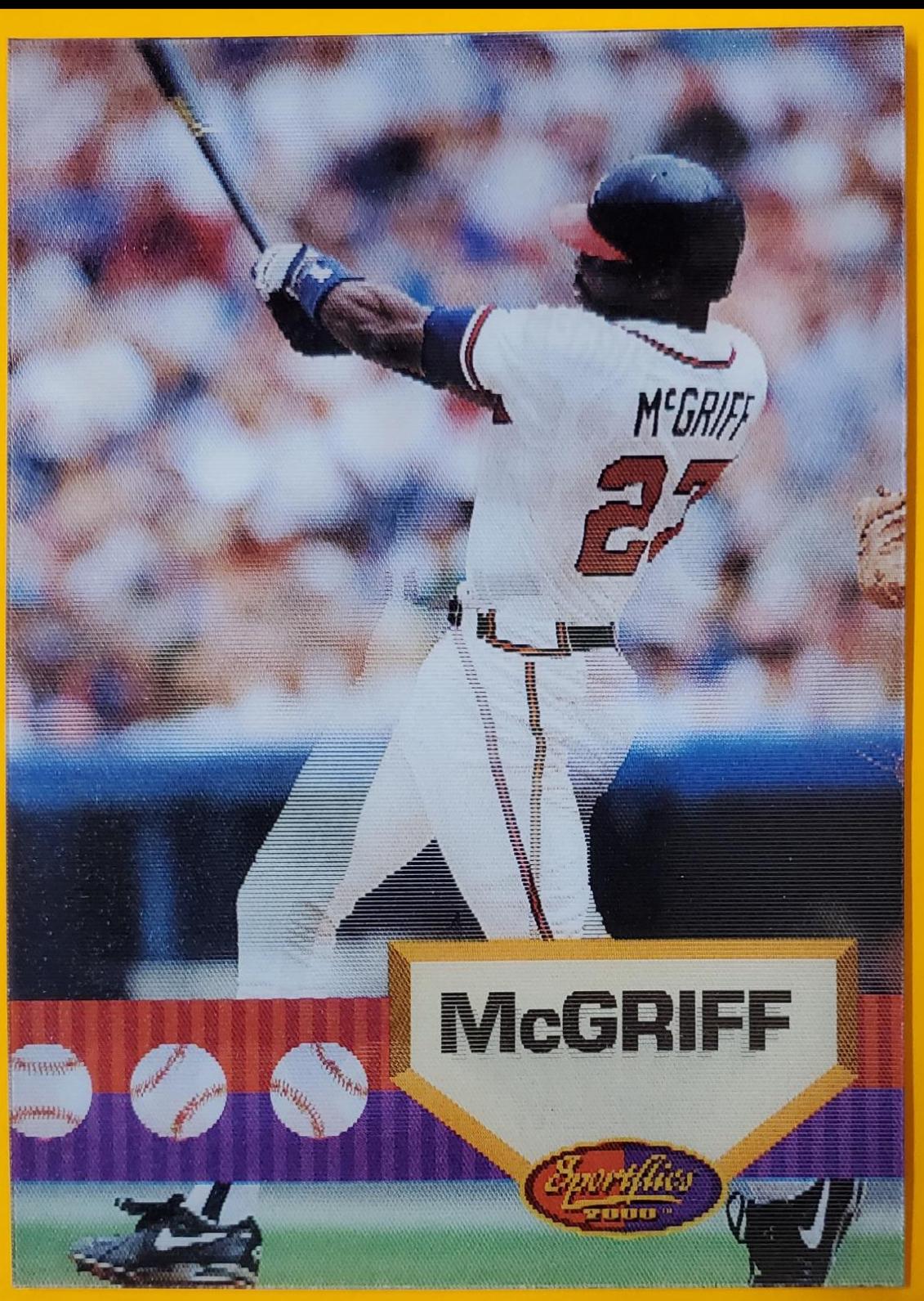 Fred McGriff #32 Baseball Cards 1994 Sportflics 2000