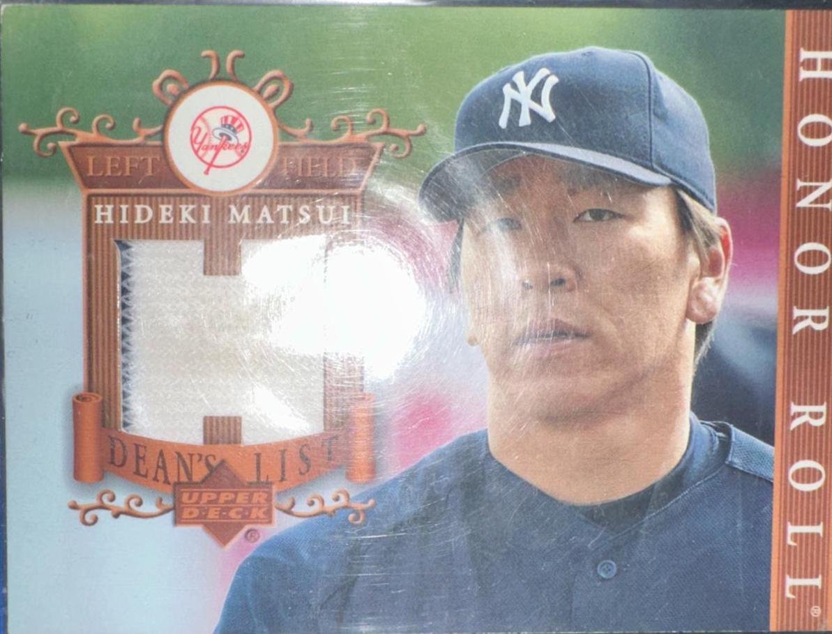 Hideki Matsui #DL-HM Baseball Cards 2003 Upper Deck Honor Roll Dean's List Jersey
