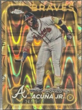 Ronald Acuna Jr. [Gold RayWave Refractor] #70