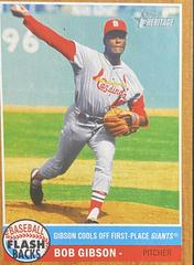 Bob Gibson #BF-10 Baseball Cards 2011 Topps Heritage Baseball Flashbacks Prices