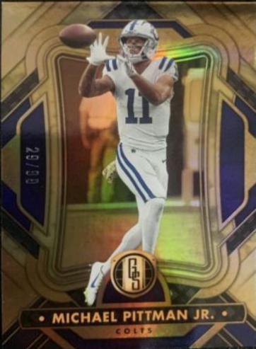 Michael Pittman Jr. #52 Football Cards 2023 Panini Gold Standard