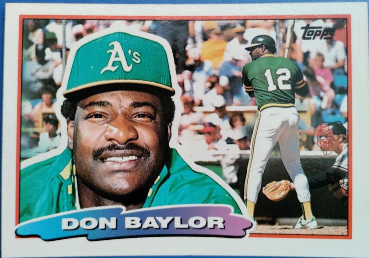 Don Baylor #162 Baseball Cards 1988 Topps Big