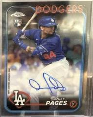 Andy Pages [Refractor] #RA-AP Prices | 2024 Topps Chrome Rookie