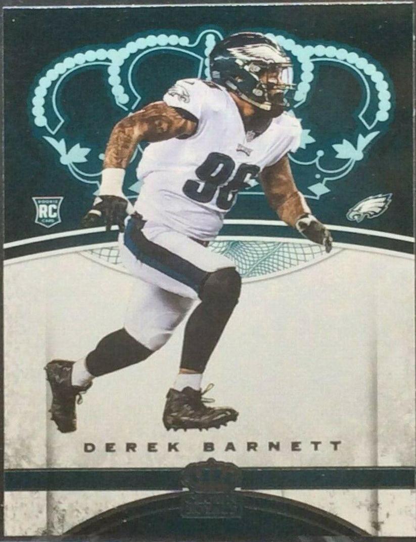Derek Barnett #100 Football Cards 2017 Panini Crown Royale