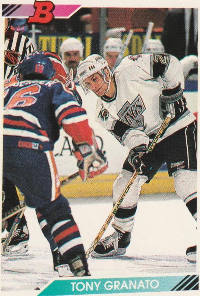 Tony Granato #50 Hockey Cards 1992 Bowman