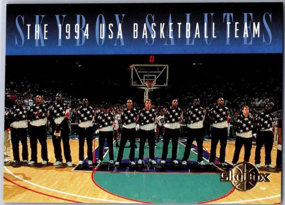 The 1994 USA Basketball Team #198 Basketball Cards 1994 SkyBox Premium