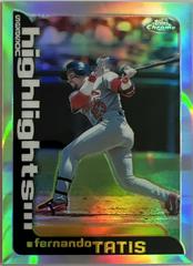 Fernando Tatis [Refractor] #220 Baseball Cards 2000 Topps Chrome Prices