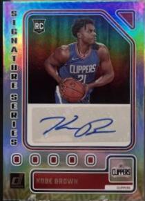 Kobe Brown #SS-BRO Basketball Cards 2023 Panini Donruss Signature Series