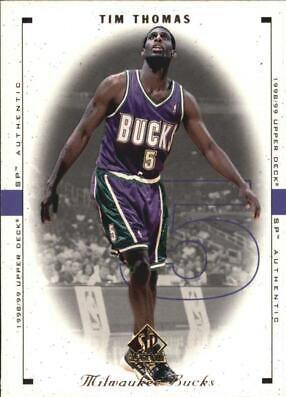 Tim Thomas #65 1998-99 SP Authentic Basketball
